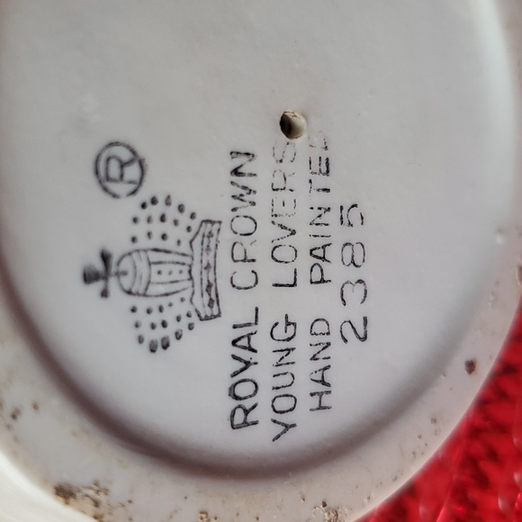 VTG Figurine Boy and Girl Lovers on a Barrel, RARE MADE IN JAPAN 8”H - Picture 4 of 5